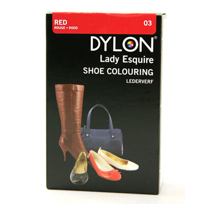 Dylon bőrcipő festék - RED